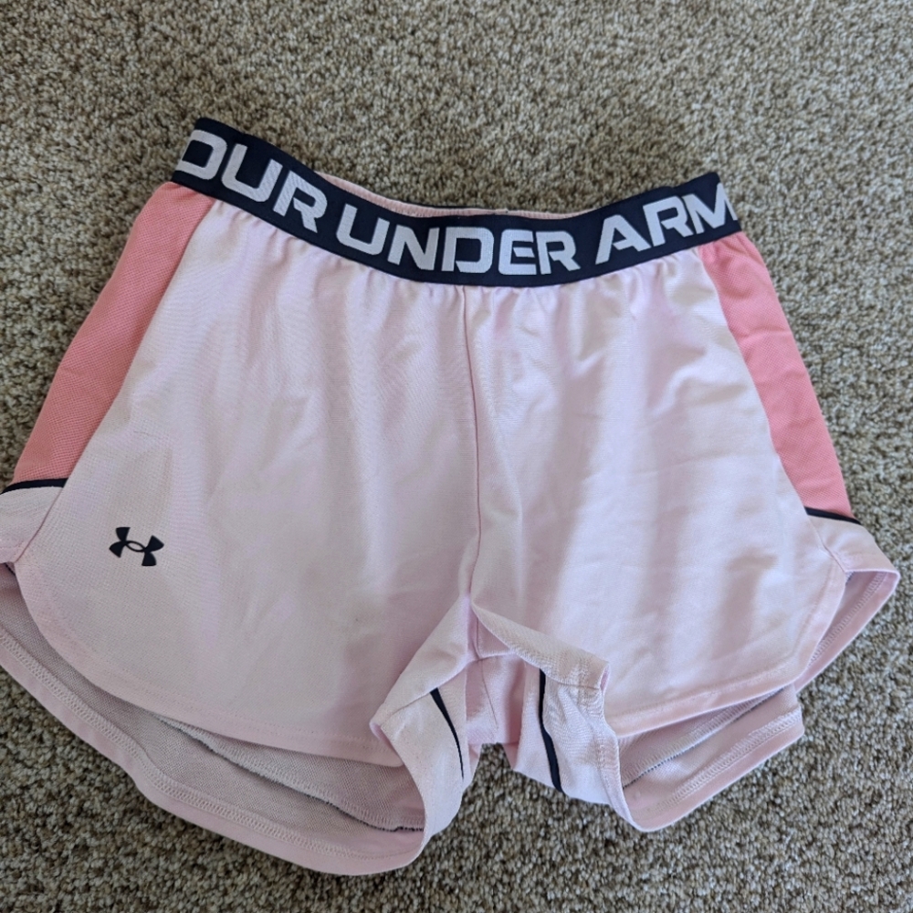 Under Armour Women's Pink Athletic Shorts